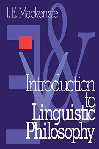 9780761901754: Introduction to Linguistic Philosophy