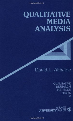 9780761901990: Qualitative Media Analysis: v. 38