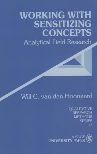 Stock image for Working With Sensitizing Concepts: Analytical Field Research for sale by Revaluation Books