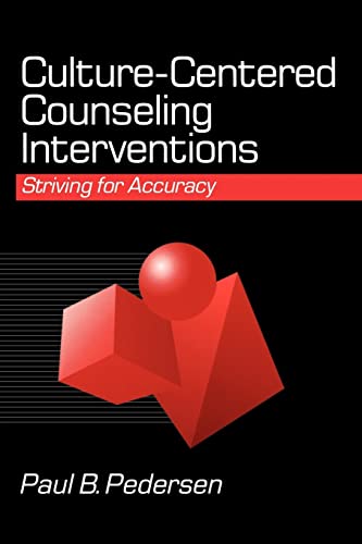 Culture-Centered Counseling Interventions: Striving for Accuracy (9780761902508) by Pedersen, Paul B.