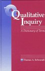 Stock image for Qualitative Inquiry : A Dictionary of Terms for sale by Better World Books