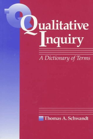 Stock image for Qualitative Inquiry: A Dictionary of Terms for sale by SecondSale