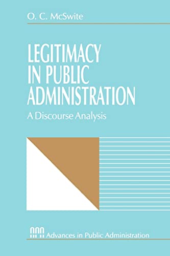 Stock image for Legitimacy in Public Administration : A Discourse Analysis for sale by Better World Books