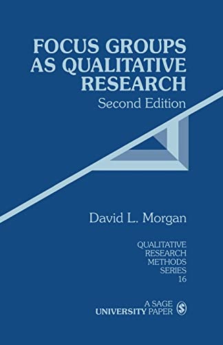 9780761903437: Focus Groups as Qualitative Research: 16 (Qualitative Research Methods)