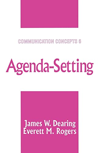 9780761905639: Agenda-Setting: 6 (Communication Concepts)