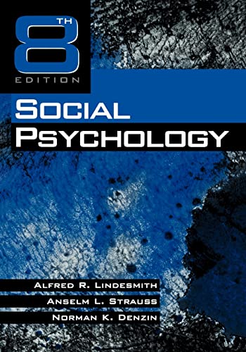 Beispielbild fr Social Psychology zum Verkauf von Better World Books