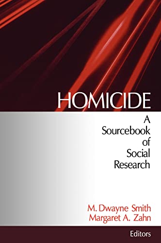 Beispielbild fr Homicide : A Sourcebook of Social Research zum Verkauf von Better World Books