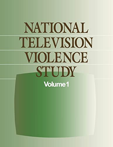 National Television Violence Study (National Television Violence Study Volume 1series)