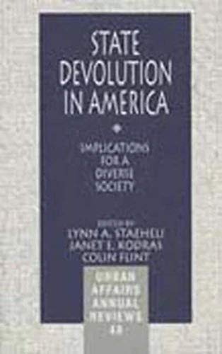 Imagen de archivo de State Devolution in America: Implications for a Diverse Society a la venta por Bingo Used Books