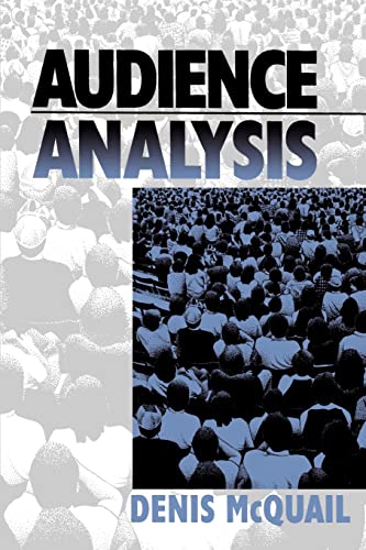 Imagen de archivo de Audience Analysis a la venta por Better World Books: West