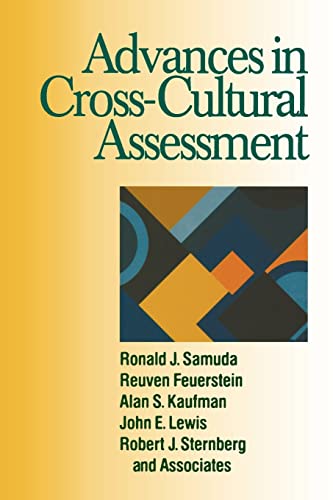 Beispielbild fr Advances in Cross-Cultural Assessment (Republics) zum Verkauf von AwesomeBooks