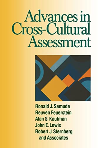9780761912132: Advances in Cross-Cultural Assessment