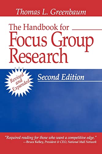 Beispielbild fr The Handbook for Focus Group Research zum Verkauf von Better World Books