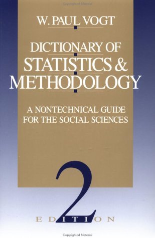 9780761912743: Dictionary of Statistics & Methodology: A Nontechnical Guide for the Social Sciences