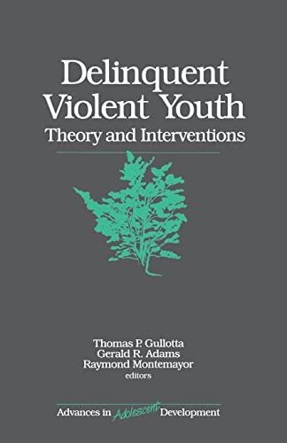 Imagen de archivo de Delinquent Violent Youth: Theory and Interventions a la venta por Bingo Used Books