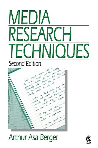 Media Research Techniques (9780761915379) by Berger, Arthur A