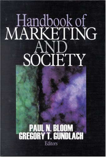 9780761916260: Handbook of Marketing and Society