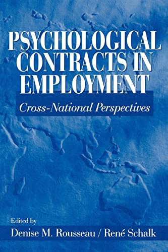 Stock image for Psychological Contracts in Employment : Cross-National Perspectives for sale by Better World Books