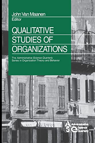 Stock image for Qualitative Studies of Organizations for sale by Better World Books