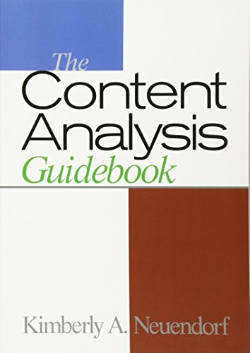 9780761919780: The Content Analysis Guidebook