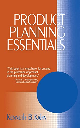 Beispielbild fr Product Planning Essentials zum Verkauf von Better World Books