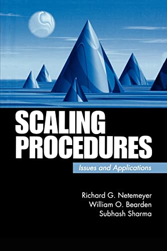 Beispielbild fr Scaling Procedures: Issues and Applications zum Verkauf von SecondSale