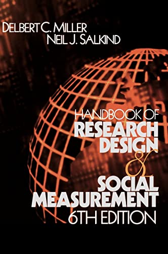 9780761920458: Handbook of Research Design and Social Measurement