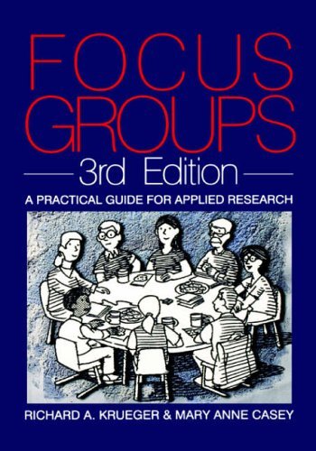 9780761920700: Focus Groups: A Practical Guide for Applied Research