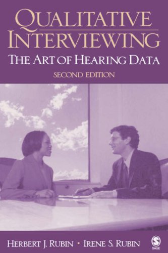 9780761920748: Qualitative Interviewing: The Art of Hearing Data
