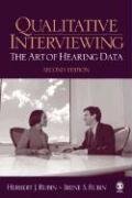 Beispielbild fr Qualitative Interviewing : The Art of Hearing Data zum Verkauf von Better World Books