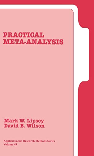 Beispielbild fr Practical Meta-Analysis (Applied Social Research Methods) zum Verkauf von BooksRun