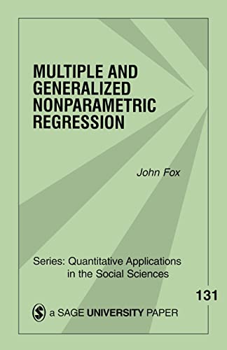 Beispielbild fr Multiple and Generalized Nonparametric Regression zum Verkauf von Better World Books