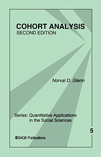 Beispielbild fr Cohort Analysis (Quantitative Applications in the Social Sciences) zum Verkauf von BooksRun