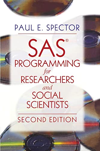 9780761922681: SAS Programming for Researchers and Social Scientists