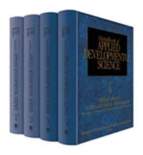 HANDBOOK OF APPLIED DEVELOPMENTAL SCIENCE 4 VOLUME SET