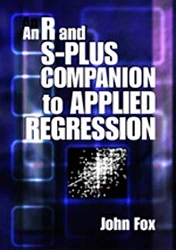 Beispielbild fr An R and S-Plus Companion to Applied Regression zum Verkauf von Better World Books