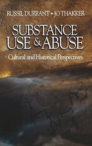 Imagen de archivo de Substance Use and Abuse: Cultural and Historical Perspectives a la venta por HPB-Red