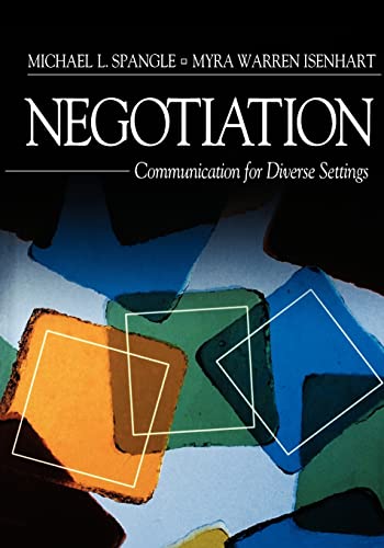 Stock image for Negotiation: Communication for Diverse Settings for sale by ThriftBooks-Atlanta