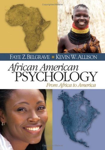 Stock image for African American Psychology: From Africa to America for sale by HPB-Red