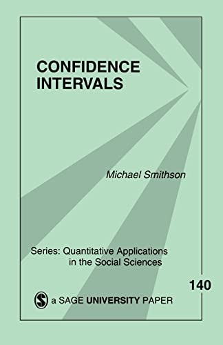 Stock image for Confidence Intervals (Quantitative Applications in the Social Sciences) for sale by HPB-Red