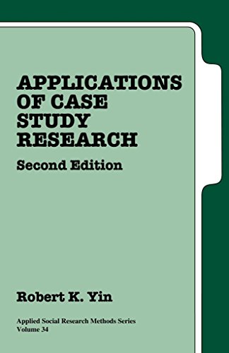 Beispielbild fr Applications of Case Study Research (Applied Social Research Methods) zum Verkauf von HPB-Red