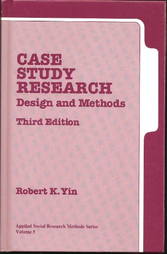 Stock image for Case Study Research: Design and Methods (Applied Social Research Methods) for sale by Dream Books Co.