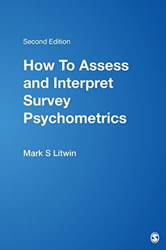 Beispielbild fr How to Assess and Interpret Survey Psychometrics zum Verkauf von BooksRun