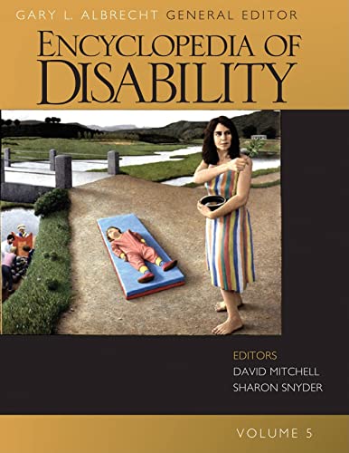 Imagen de archivo de Encyclopedia of Disability, 5 volume set a la venta por Revaluation Books