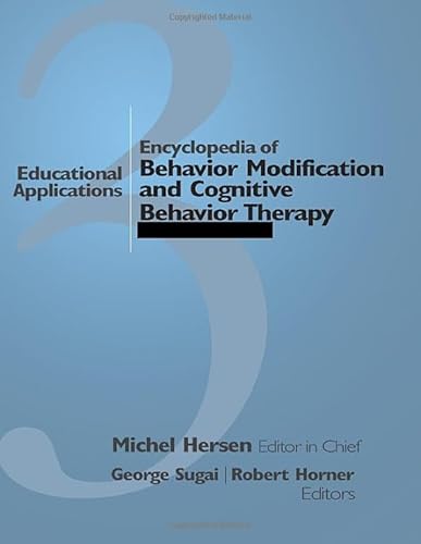 Encyclopedia of behavior modification and cognitive behavior therapy; vol. 1: Adult clinical appl...