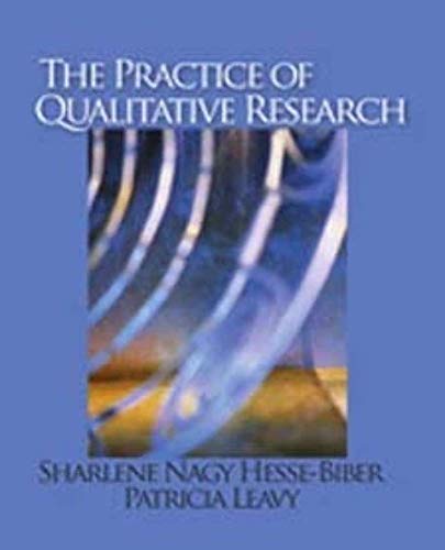 Imagen de archivo de The Practice of Qualitative Research a la venta por Better World Books