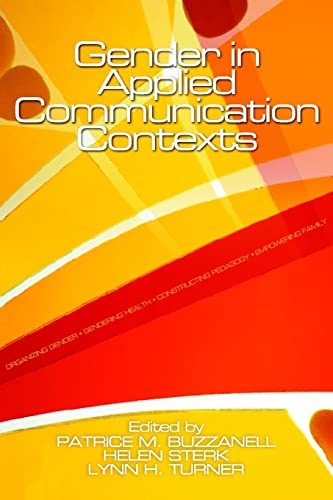 Beispielbild fr Gender in Applied Communication Contexts zum Verkauf von HPB-Red