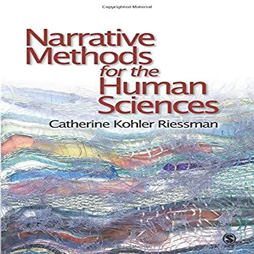 Imagen de archivo de Narrative Methods for the Human Sciences a la venta por Half Price Books Inc.