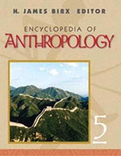 Stock image for Encyclopedia of Anthropology (5 Volume Set) for sale by HPB-Red