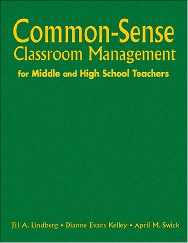 Stock image for Common-Sense Classroom Management for Middle and High School Teachers for sale by Better World Books